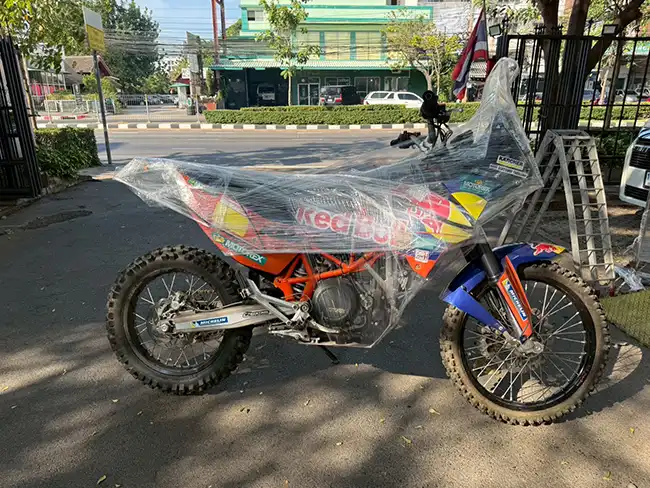 ขนส่งรถวิบากและรถมอเตอร์ไซค์ไฟฟ้า